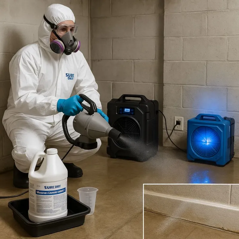 Sanitization and Odor Removal process in Centerville, SC